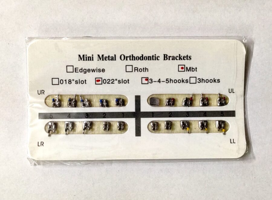 MINI METAL ORTHODONTIC BRACKETS - Image 3